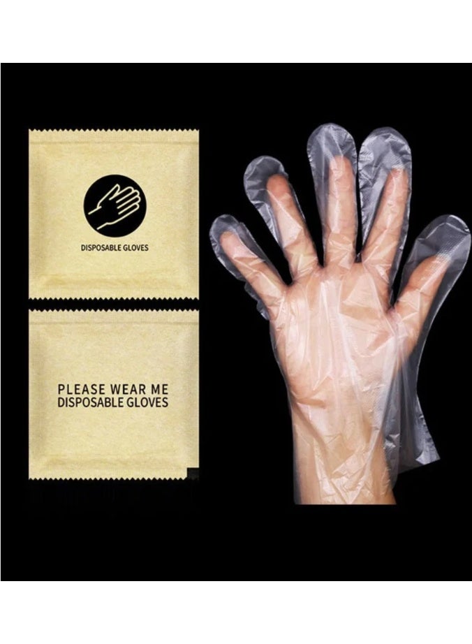 50 Pcs Of Individually Packaged Transparent Gloves, Food-Grade Safety Gloves For Dining And Food Preparation - Image 3